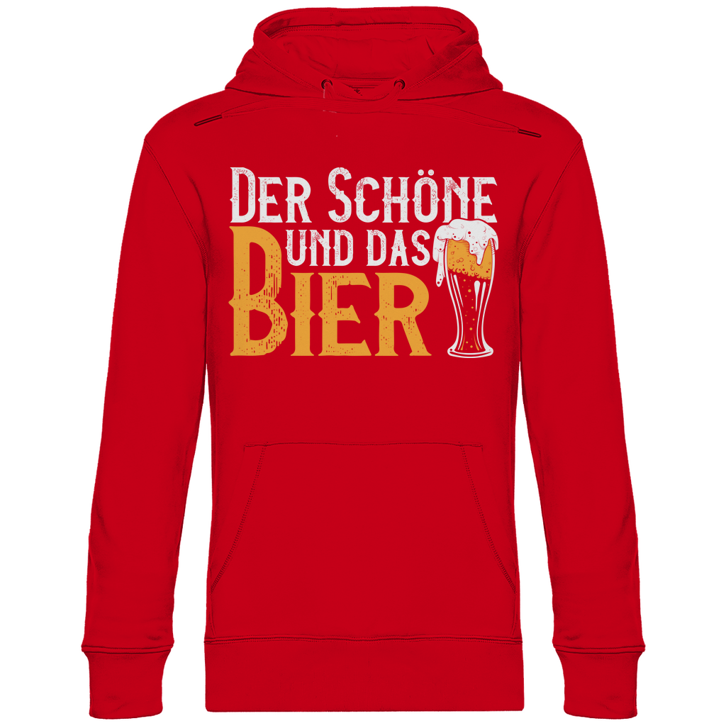 Der Schöne und das Bier - Unisex Hoodie