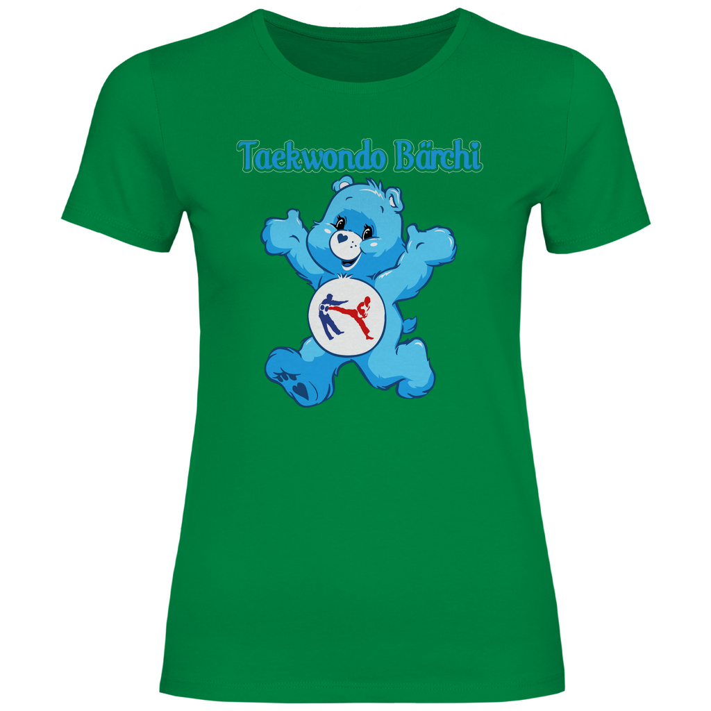 Taekwondo Bärchi - Glücksbärchi - Damenshirt Kelly Green
