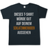 T-Shirt würde gut auf deinem Schlafzimmerboden aussehen - Herren Shirt Dark Grey Solid