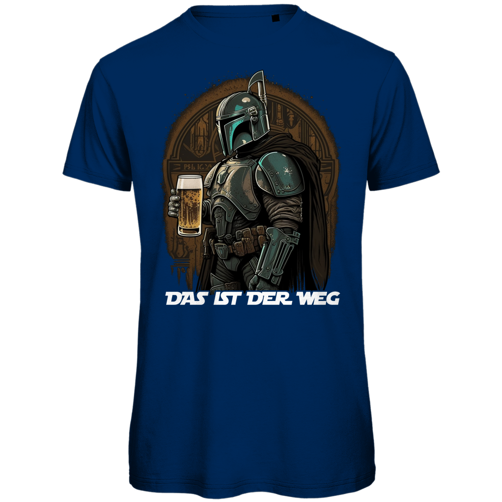 Das ist der Weg Bier Mandalorianer - Herren Premium Bio T-Shirt Navy