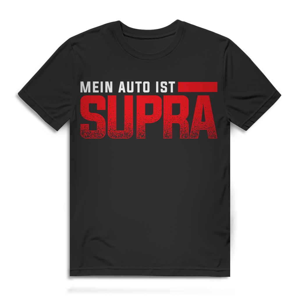 Tuning Shirt – Mein Auto ist Supra – JDM Szene Geschenk Herren Black