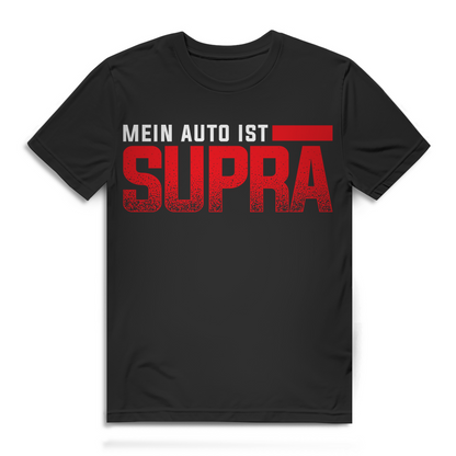 Tuning Shirt – Mein Auto ist Supra – JDM Szene Geschenk Herren Black