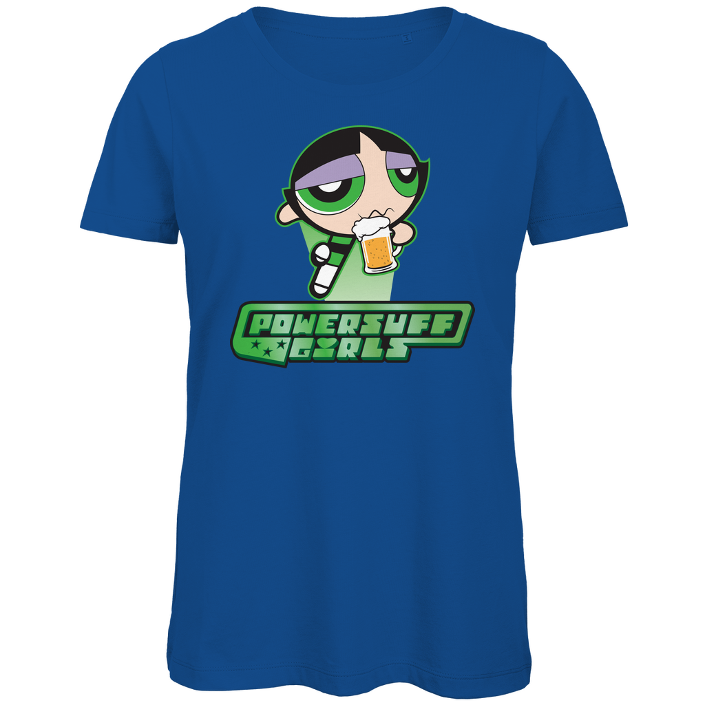 Buttercup Powersuff Powerpuff Girls - Damen Premium Bio T-Shirt Royal Blue