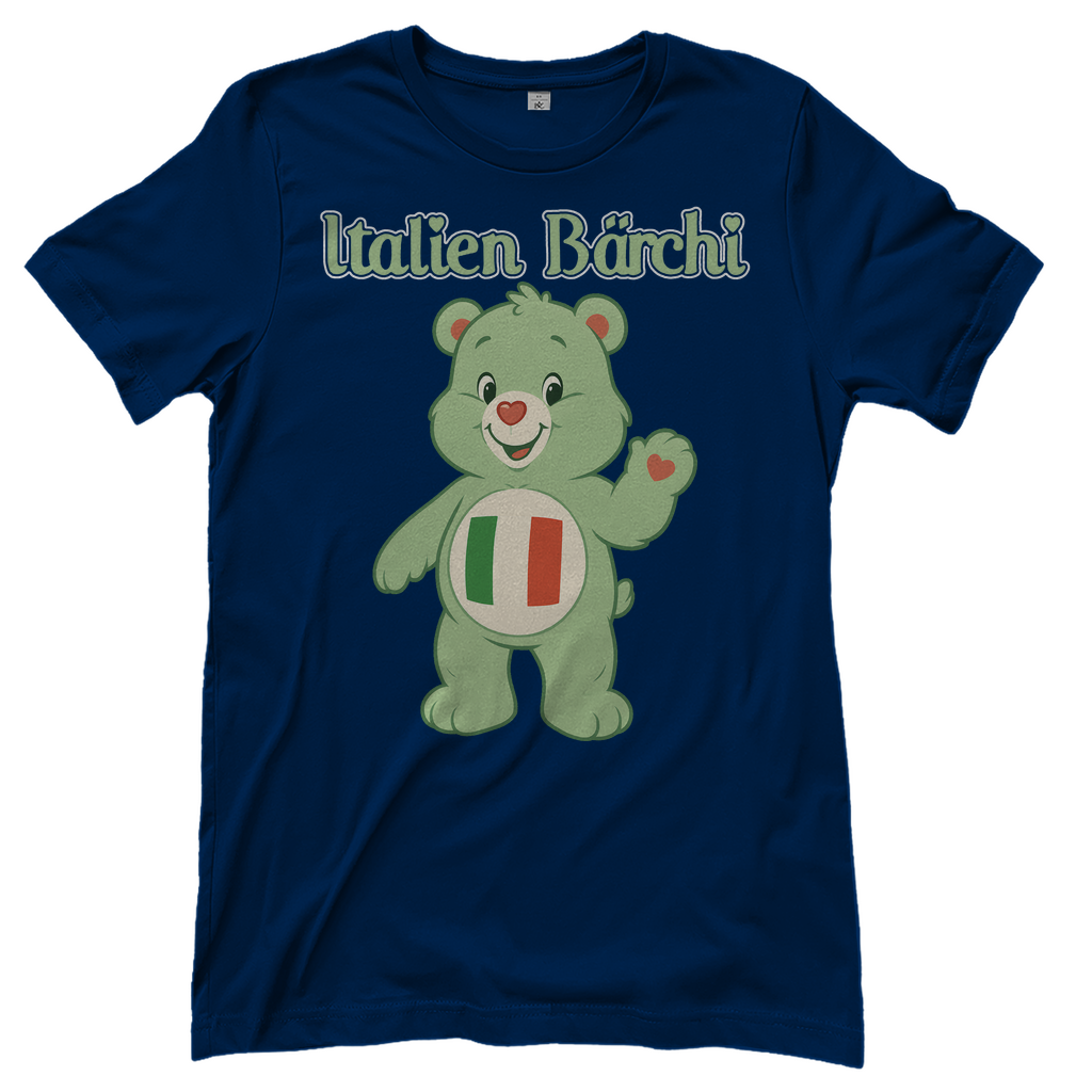 Italien Bärchi - Glücksbärchi - Damen T-Shirt Navy