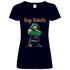 Rap Bärchi - Glücksbärchi - V-Neck Damenshirt Deep Navy