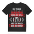 Herren Bier T-Shirt – Lustiges Geschenk für Bierliebhaber – Bio Baumwolle Black