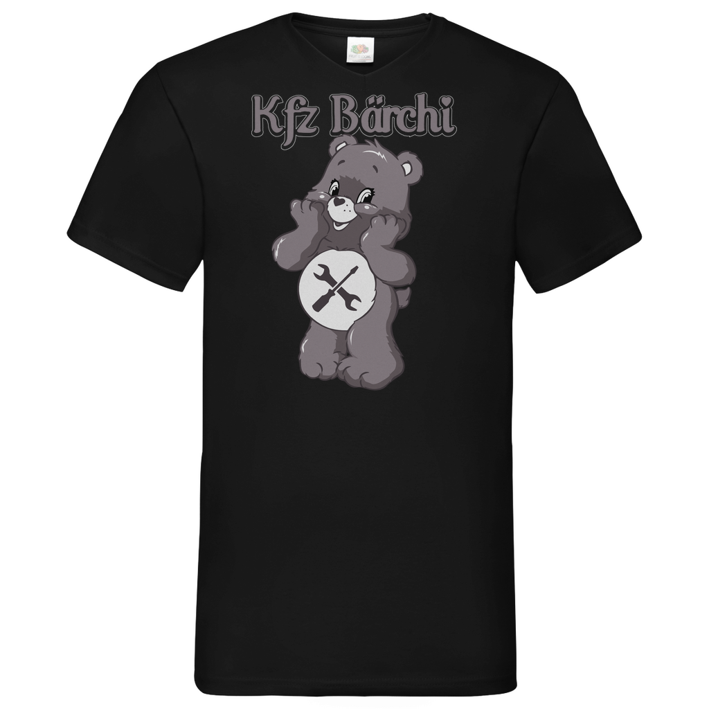 KFZ Bärchi - Glücksbärchi - Herren V-Neck Shirt