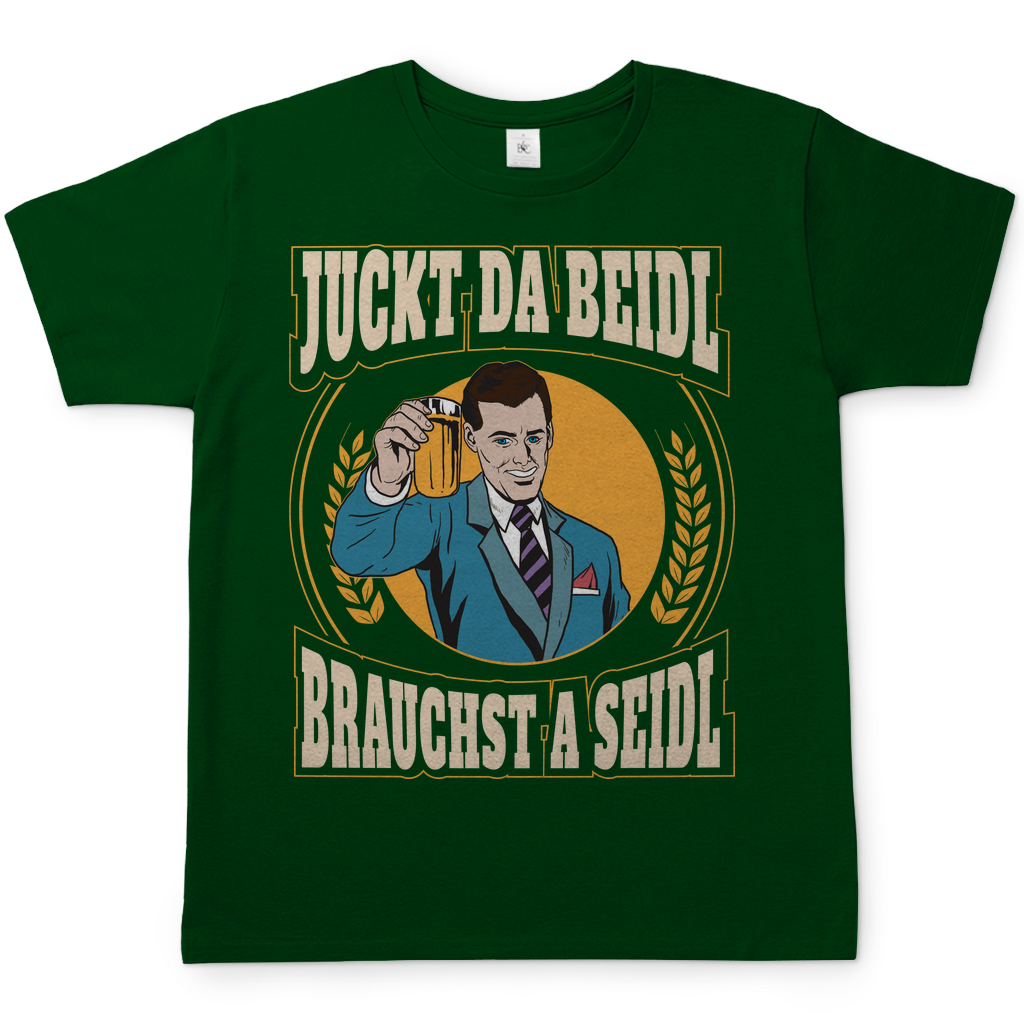 Juckt da Beidl brauchst a Seidl - Herren Shirt Bottle Green