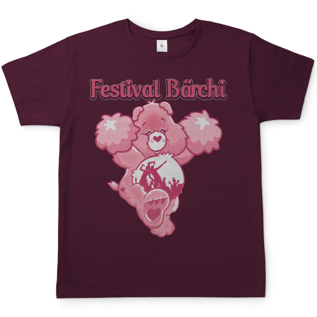 Festival Bärchi - Glücksbärchi - Herren Shirt Burgundy