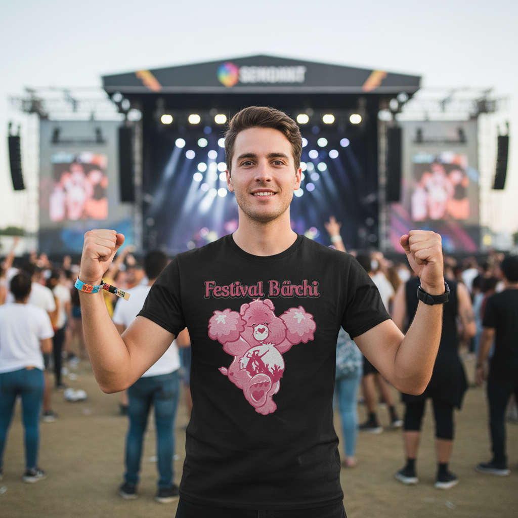 Festival Bärchi - Glücksbärchi - Herren Shirt