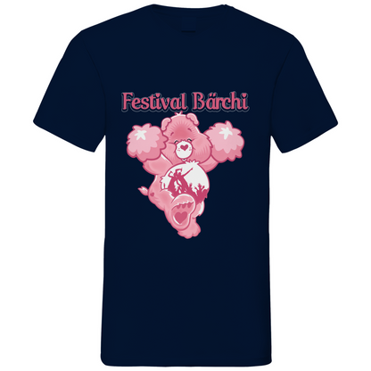 Festival Bärchi - Glücksbärchi - Herren V-Neck Shirt Navy