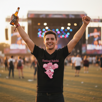 Festival Bärchi - Glücksbärchi - Herren V-Neck Shirt