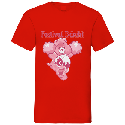 Festival Bärchi - Glücksbärchi - Herren V-Neck Shirt Red