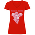 Festival Bärchi - Glücksbärchi - V-Neck Damenshirt Red XS