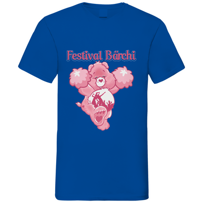 Festival Bärchi - Glücksbärchi - Herren V-Neck Shirt Royal Blue