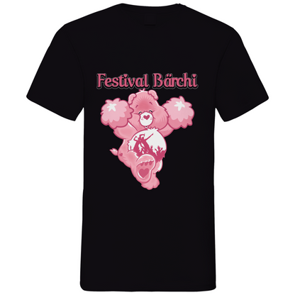 Festival Bärchi - Glücksbärchi - Herren V-Neck Shirt Black