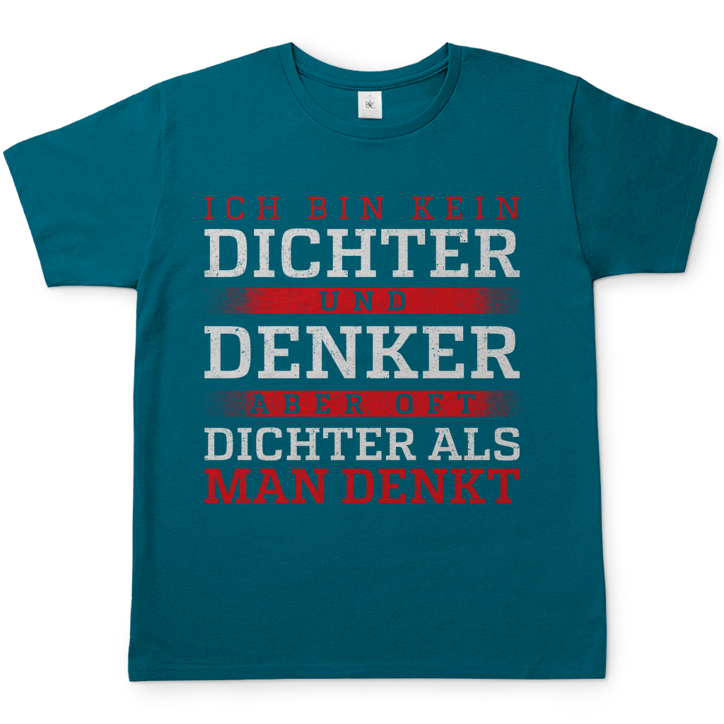 Oft dichter als man denkt - Herren Shirt Diva Blue