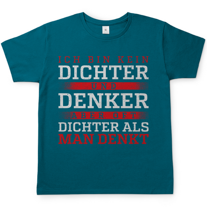 Oft dichter als man denkt - Herren Shirt Diva Blue