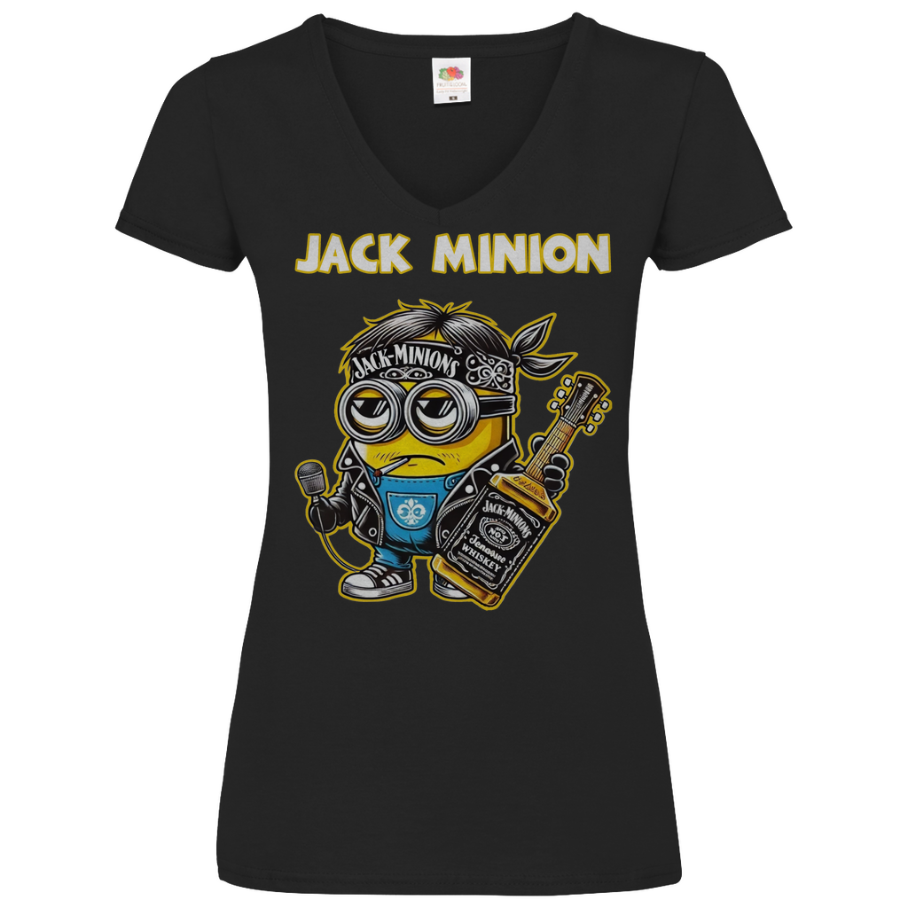 Jack Minion - V-Neck Damenshirt