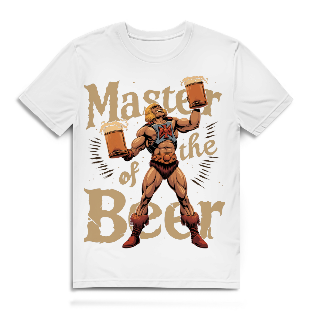 He-Man Master of the Beer - Herren Premium Bio T-Shirt White