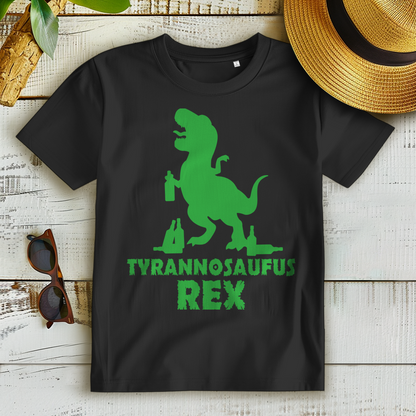 Tyrannosaufus Tyrannosaurus Rex Dinosaurier mit Bier - Damen Premium Bio T-Shirt