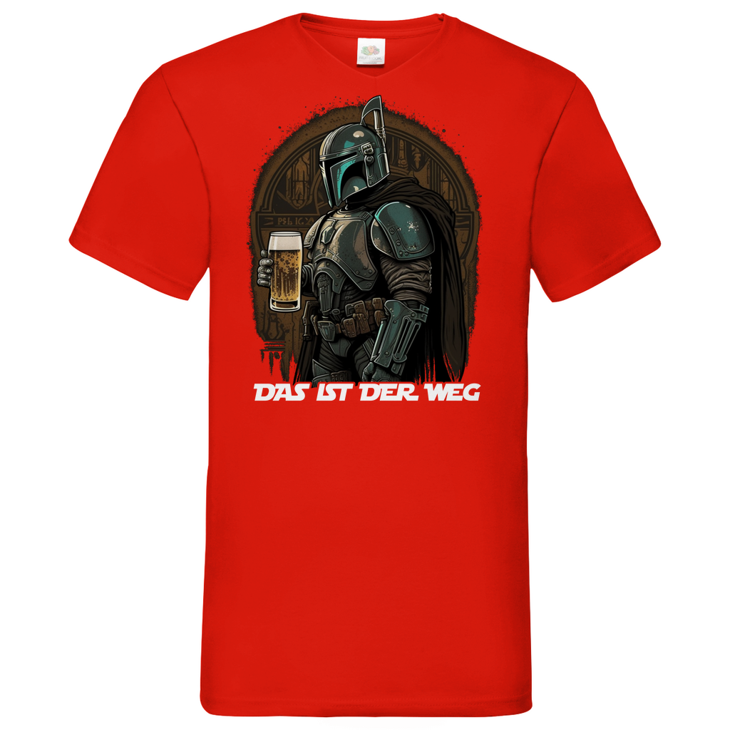 Das ist der Weg - Mandalorian Bier - Herren V-Neck Shirt