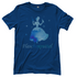 Flaschenputtel - Prinzessin Aquarell - Damenshirt Royal Blue