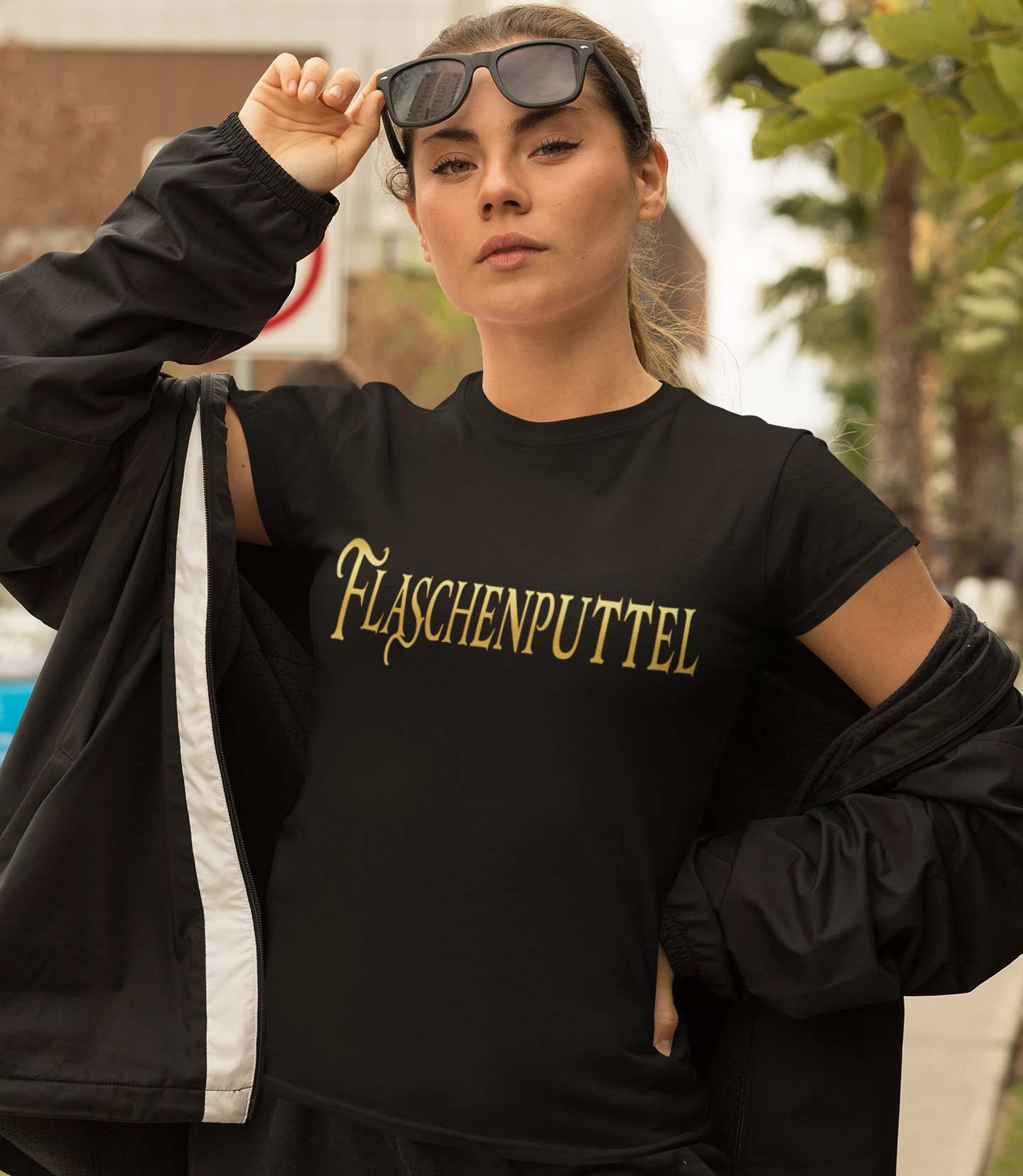 Flaschenputtel - Prinzessin Gold - Damenshirt