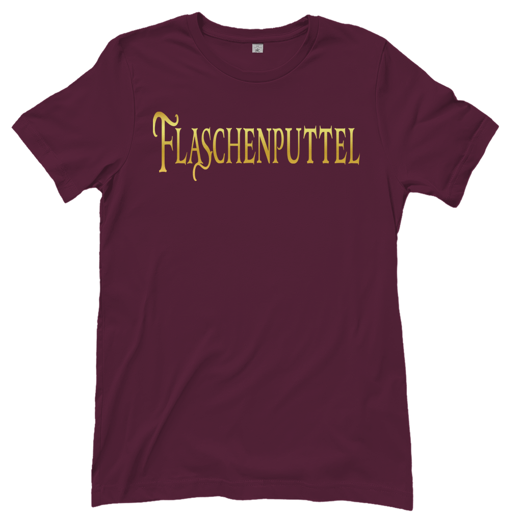 Flaschenputtel - Prinzessin Gold - Damenshirt Burgundy