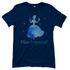 Flaschenputtel - Prinzessin Aquarell - Damenshirt Navy