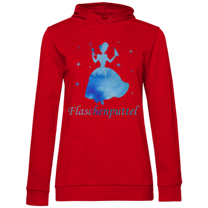 Flaschenputtel - Prinzessin Aquarell - Damen Hoodie Red