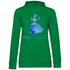 Flaschenputtel - Prinzessin Aquarell - Damen Hoodie Kelly Green