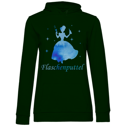 Flaschenputtel - Prinzessin Aquarell - Damen Hoodie Forest Green