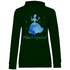 Flaschenputtel - Prinzessin Aquarell - Damen Hoodie Forest Green