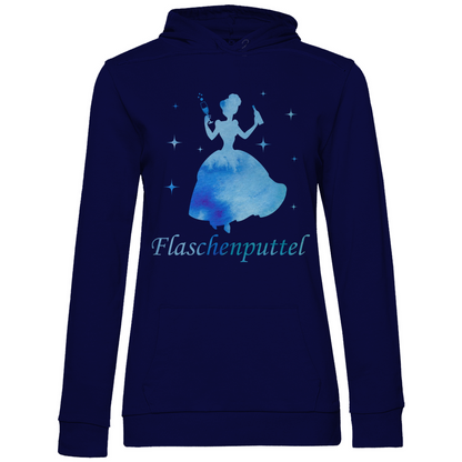 Flaschenputtel - Prinzessin Aquarell - Damen Hoodie Navy Blue