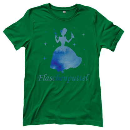 Flaschenputtel - Prinzessin Aquarell - Damenshirt Kelly Green