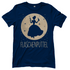 Mond Prinzessin - Flaschenputtel - Damenshirt Navy