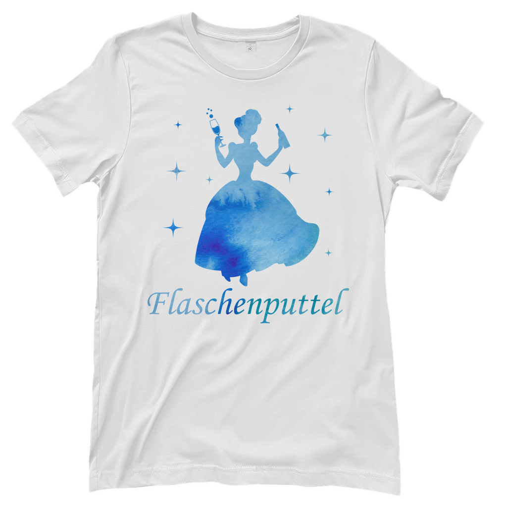 Flaschenputtel - Prinzessin Aquarell - Damenshirt White
