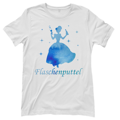 Flaschenputtel - Prinzessin Aquarell - Damenshirt White
