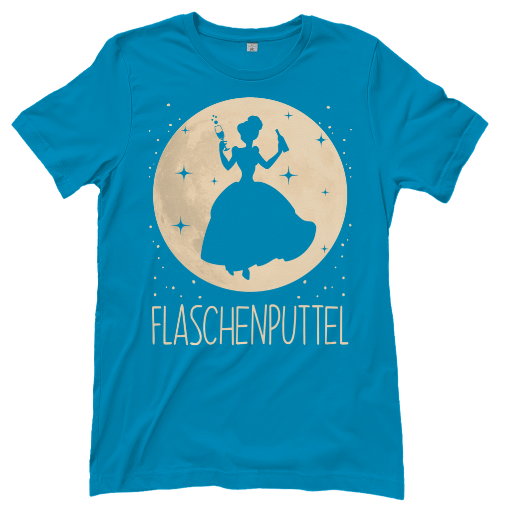 Mond Prinzessin - Flaschenputtel - Damenshirt Atoll