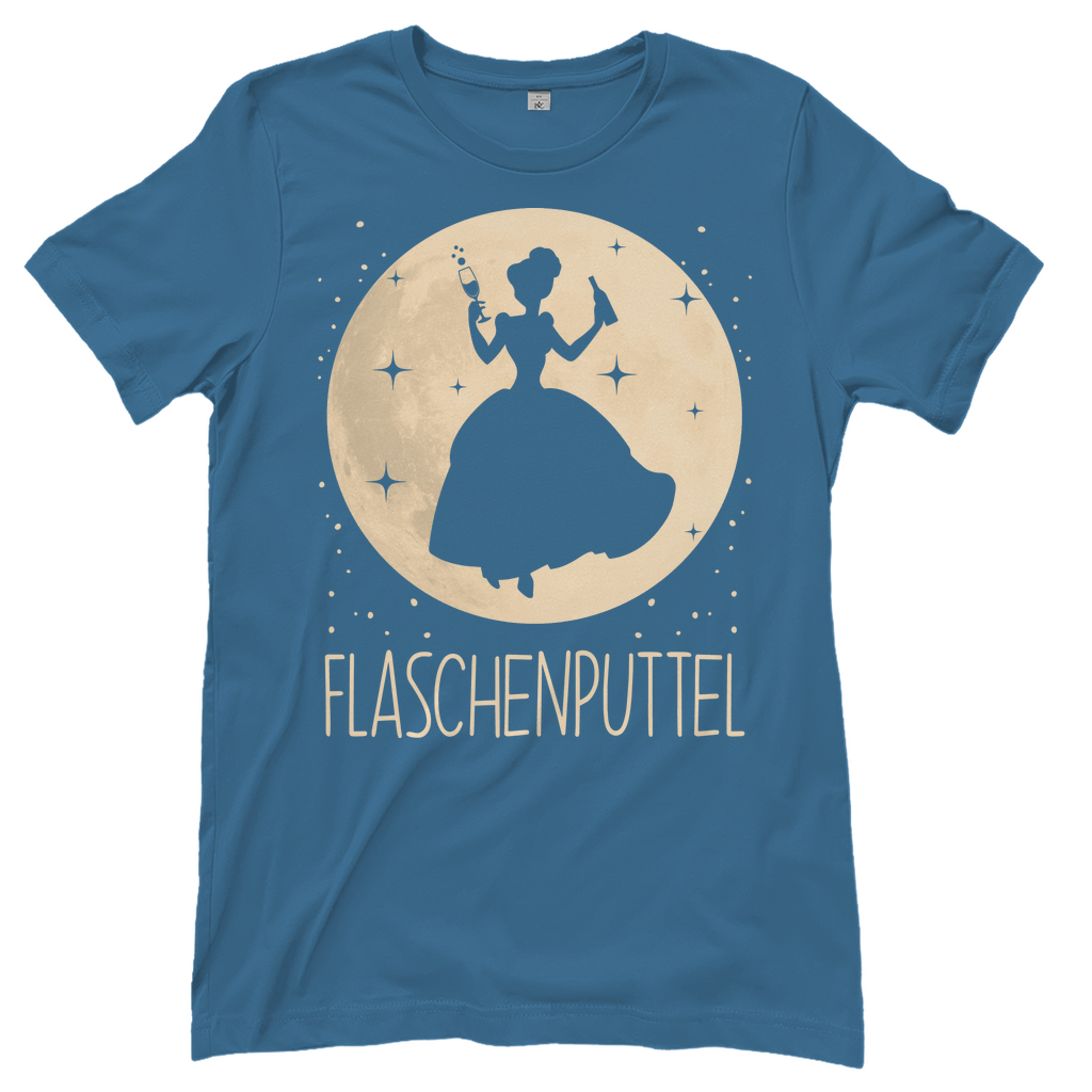 Mond Prinzessin - Flaschenputtel - Damenshirt Stone Blue