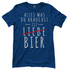 Alles was du brauchst ist Bier - Damenshirt Royal Blue