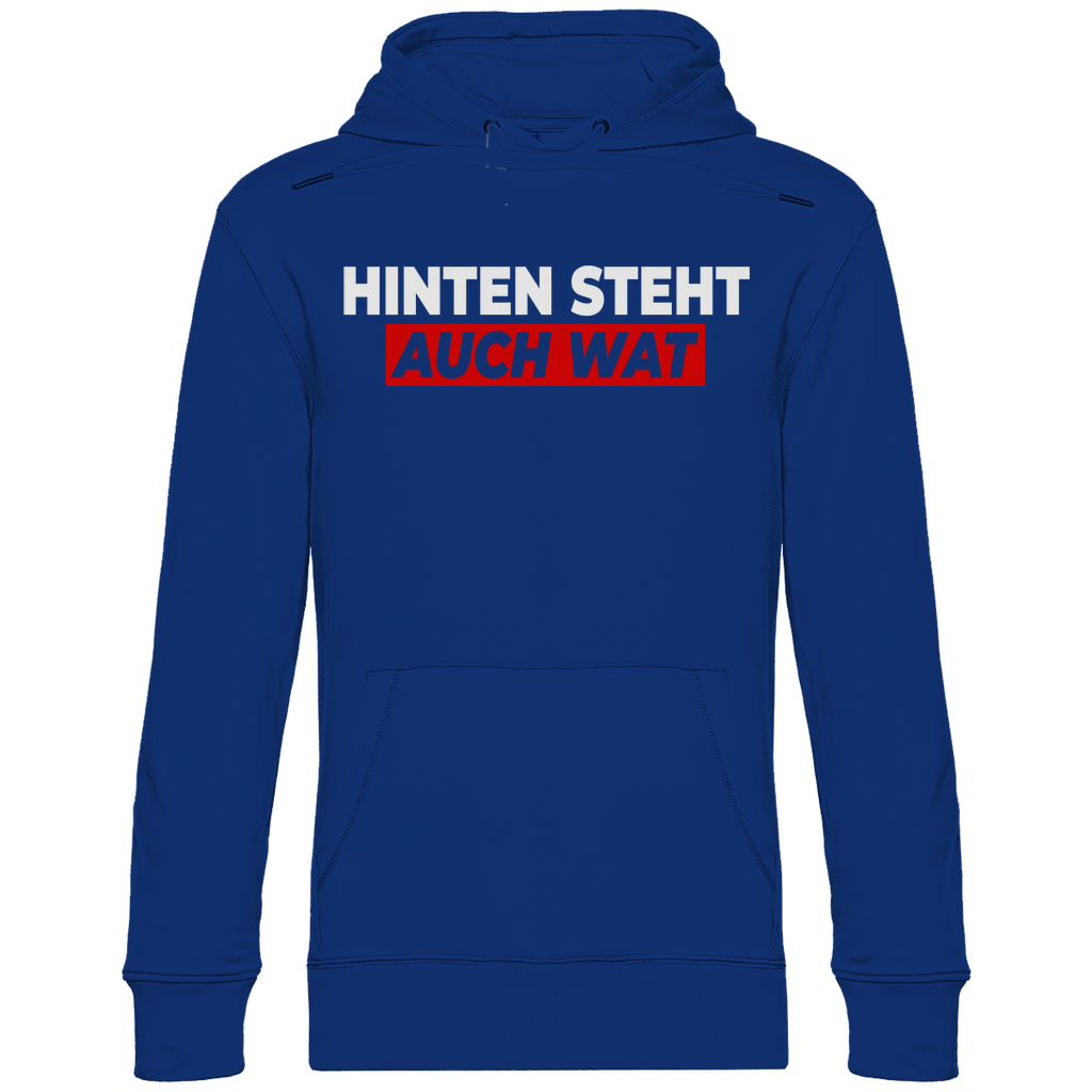 Hinten steht auch wat - Beidseitiger Druck - Unisex Hoodie Royal