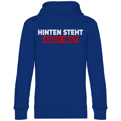 Hinten steht auch wat - Beidseitiger Druck - Unisex Hoodie Royal