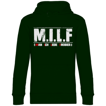 MILF man ich liebe Freibier - Unisex Hoodie Forest Green