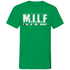 MILF man ich liebe Freibier - Herren V-Neck Shirt Kelly Green