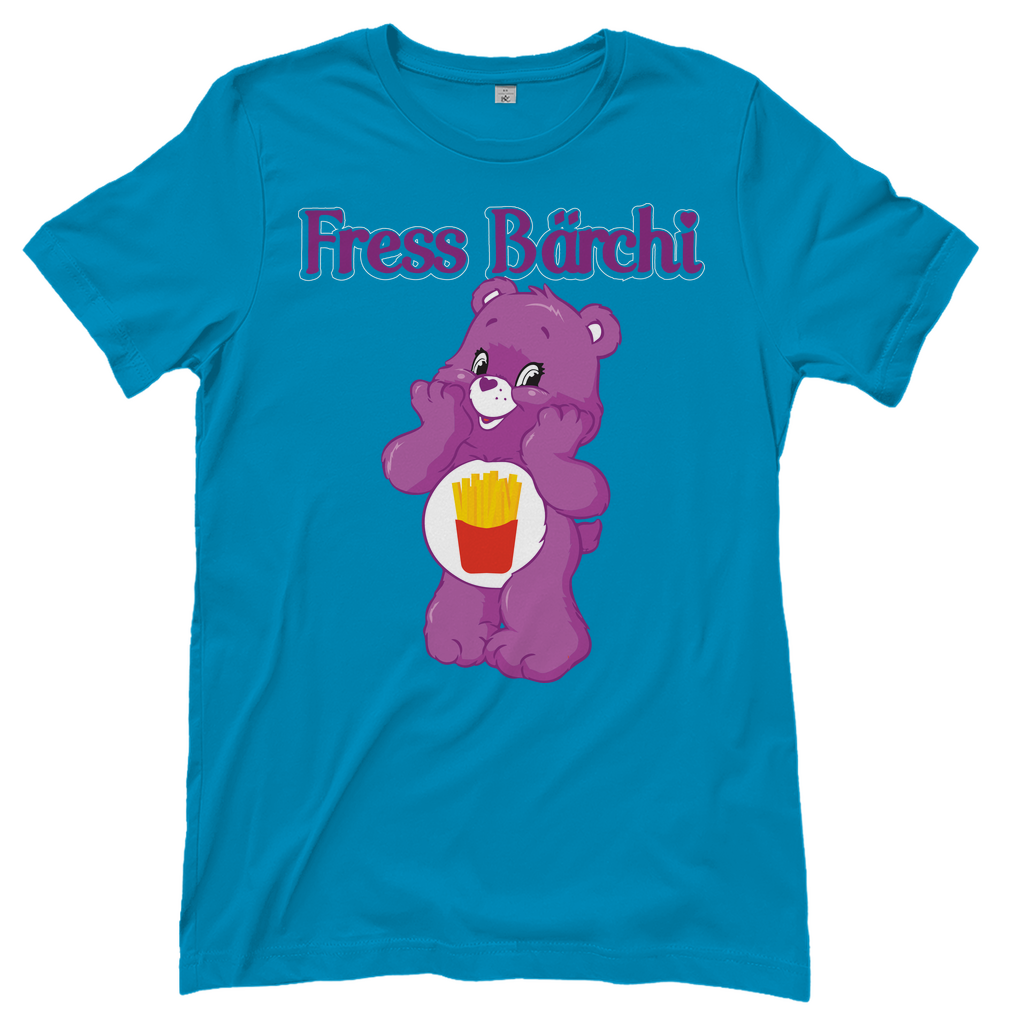 Fress Bärchi - Glücksbärchi - Damenshirt Atoll