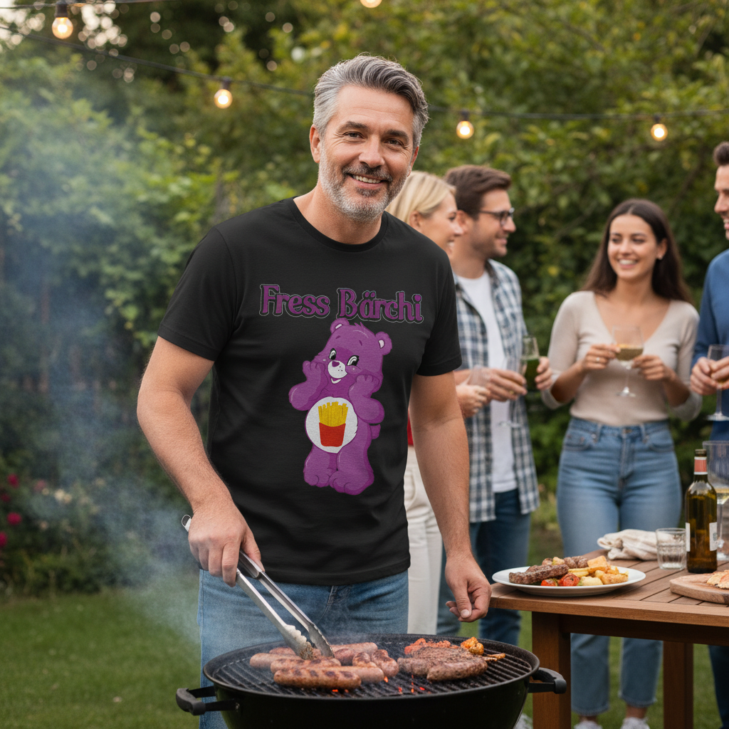 Fress Bärchi - Glücksbärchi - Herren Shirt