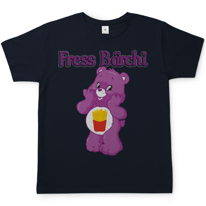 Fress Bärchi - Glücksbärchi - Herren Shirt Navy