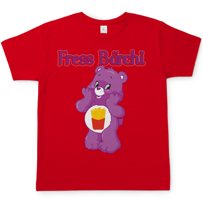 Fress Bärchi - Glücksbärchi - Herren Shirt Red